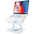 thumbnail image 1 of Enfriador para Laptop, Base de Refrigeración para Portátil, Ventilador para Laptop, Soporte Portatil, 360 ° rotación y con Ventilador, Ajuste de Altura, Soporte Plegable, 1 of 4