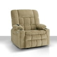 thumbnail image 5 of MCombo Oversized 27.2" Seat Width Dual Motor Power Recliner Lift Chair with Vibration and Heat for Height 5'7"-6'2", Infinite Position, 5 of 11
