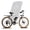 White, variant on 500W Electric Mountain Bike,20MPH E-Bike with 40 Mile+ Range,Adult Electric Bike with Removable Battery for Trail Exercise,Black