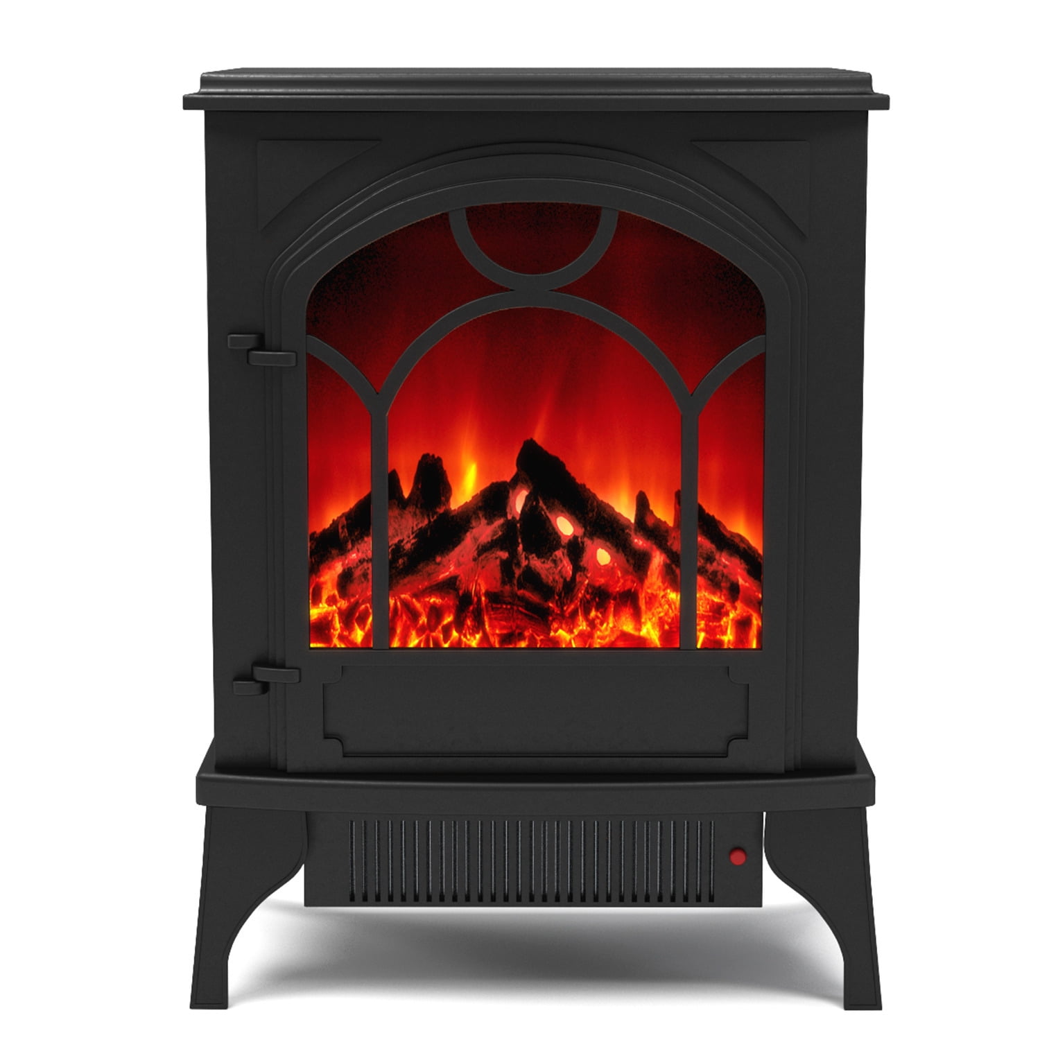 Regal Flame Aries Electric Fireplace Free Standing Portable Space Heater Stove Better than Wood Fireplaces, Gas Logs, Wall Mount