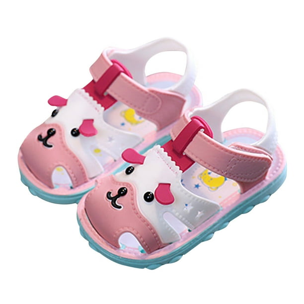 TOTO〗Toddler Shoes Boys Girls Summer Sandals Cartoon Dog Sandals Closed Toe Slip Premium Rubber Sole Toddler First Walkers Shoes TOTO〗Toddler Shoes Boys Girls Summer Sandals Cartoon Dog Sandals Closed Toe Slip Premium Rubber Sole Toddler First Walkers Shoes