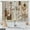 Coffee, variant on Orange Leaves Fruit Kitchen Curtains - Nature Cafe Farmhouse Small Short Tier Window Curtains for Bathroom Living Dining Room Decor Rod Pocket Window Drapes 36 Inch Length Set 28"x36"