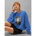 thumbnail image 2 of Abstract Man Techno Style Sweatshirt Women -Image by Shutterstock, Female Medium, 2 of 4