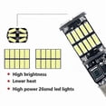 thumbnail image 3 of 2PCS BA9S BAY9S BAX9S T4W H6W 4014 26SMD Interior car light Instrument car light bulb lamp dome car light Canbus Side Wedge car light 12V 6000K, 3 of 5