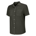 thumbnail image 6 of Women'S Clothing, Women Blouses, Stylish Women's Button-Up Short Sleeve Shirt for Casual and Wear with V-Neck and Lace Details, 6 of 7