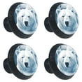 thumbnail image 2 of 4 Pcs Polar Bear Knobs for Kitchen Cabinet Cupboard Dresser Bookcase Drawer Pulls Handles Round Home Decor, 2 of 8