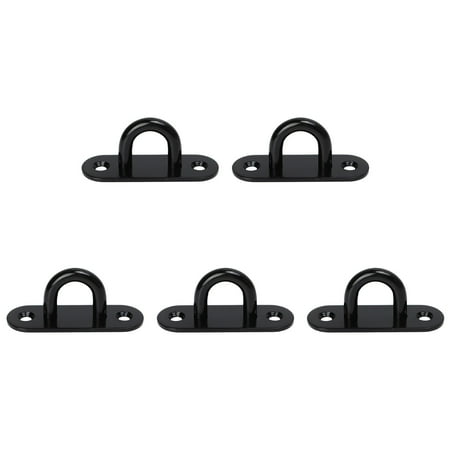 

Pad Eye Plate Strong Bearing Rust Proof Black Ceiling Hook Eye Pad Wear Resistant For Ceiling Fan 8mm/0.31in
