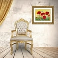 thumbnail image 3 of Maria, Robin 24x19 Gold Ornate Wood Framed with Double Matting Museum Art Print Titled - Victory Red Poppies II, 3 of 4