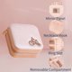 thumbnail image 3 of Joyero de viaje con espejo, mini estuche de regalos para mujeres y niñas, pequeñas cajas organizadoras portátiles para anillos, pendientes, collares, pulseras, 3 of 5