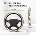 thumbnail image 3 of Uemuo Cows On The Farm Printed Car Elastic Steering Wheel Cover - Universal Car Accessory for Diverse Cars Anti-Slip, and Comfortable- 15", 3 of 8