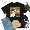thumbnail image 3 of St Bernard & Lint Roller 'This is How I Roll' Funny Dog T-Shirt, 3 of 3