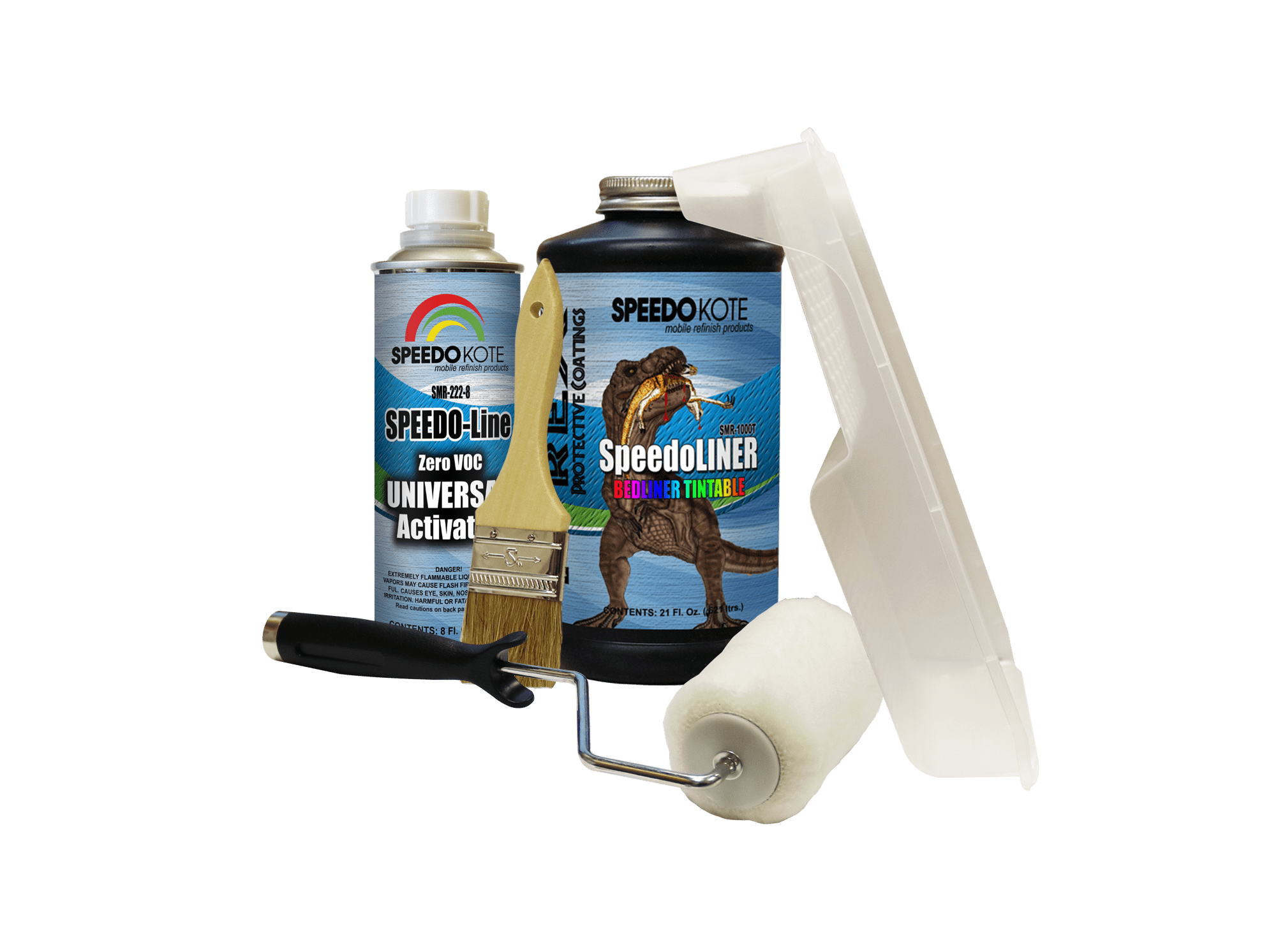 SMR1000TROLLK1 TRex Tintable Roll On Truck Bed Liner, Urethane, 1