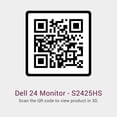 thumbnail image 5 of Dell 24 Plus Monitor 23.8" 1080p FHD 100Hz IPS Pantalla de Ordenador Antideslumbrante Blanca, S2425HS, 5 of 5
