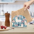 thumbnail image 6 of Sheeps Flowers Napkin Holder for Table Clear Napkin Stand Paper Holder Acrylic Organizer Dispenser Napkins for Dinner Kitchen Restaurant Room, 6 of 8