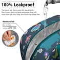 thumbnail image 5 of Womens Colorful Dinosaurs Flowers Border Pattern Lunch Box for Work,Insulated Lunch Bag for Women,Loncheras Para Mujer,Leakproof Adult Lunch Bag for Work,Beach,Travel,Picnic,Camping, 5 of 7