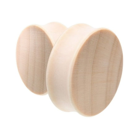

Supersize Crocodile Wood Double Flared Ear Gauge Plug