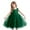 Green*, variant on RUTAYY Children Girls Dress Round Neck Solid Color Wedding Flower Girl Skirt Piano Performance Everyday Wear Elegant Casual Dresses