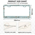 thumbnail image 2 of Cute Dog License Plate Frame - 2 Pack Universal Stainless Steel License Plate Holder with Screws & Chrome Caps, 2 Holes Car License Plate Cover for US Vehicles Home Decor, 2 of 7