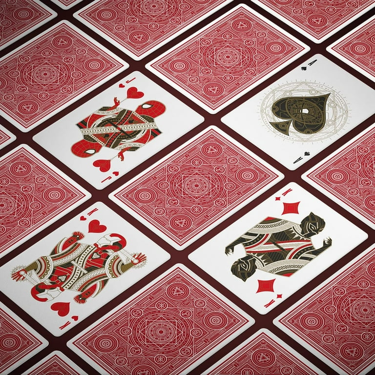 アベンジャーズ　トランプアート theory11 Avengers of the Infinity Saga Playing Cards (Red