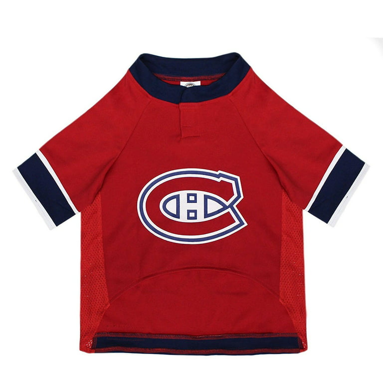 Pets First NHL Montreal Canadiens Mesh Jersey for Dogs and Cats - Licensed