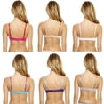 thumbnail image 3 of Just Intimates Double Push Up Bras for Women (Pack of 6), 3 of 3