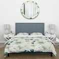 thumbnail image 3 of Designart "Polka Dots In Enchanted Gardens" Beige Polka Dots Bedding Covert Set - Modern & Contemporary Bed Set With 2 Shams, 3 of 5