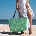 thumbnail image 6 of Xecao Funny Animals in Jungle for versatile beach bag for women includes zipper pockets and waterproof material, ideal for vacations and adventures., 6 of 7