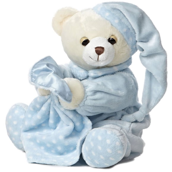 Animal de peluche Aurora Dreamy Baby Boy Bebé con manta de 25 cm