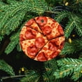 thumbnail image 5 of Ceramics Ornaments Funny Realistic Food Christmas Decoration Keepsake Ornament Pepperoni Pizza Keepsake Funny Christmas Hanging Tree Decor Ornament for Woman Friend Birthday, 5 of 8