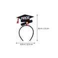 thumbnail image 2 of Graduation Cap Headband for Decor 6Pcs Graduation Season Headban, 2 of 5