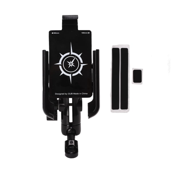 Soporte Para Teléfono Para Motocicleta, Soporte Para Teléfono Para Bicicleta Sin Blindaje Con ángulo De Inclinación Ajustable Negro Abrazadera Firme Para Bicicletas Eléctricas ANGGREK JF2716
