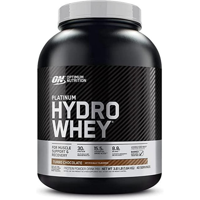Proteína Optimum Nutrition Platinum Hydrowhey 40 Servicios Optimum Nutrition Platinum Hydrowhey