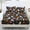 Cute Ghost Colorful Floral, variant on COEQINE King Size Sheet Set Cozy Easy & Secure Fit Stretchy 3 Pieces Bedding Sheet Set Bottom Bedsheet with All Around Elastic for Fall Home Decor, Piano Keyboard Maple Leaf