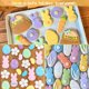 thumbnail image 3 of Cortador de galletas de conejito de 3 piezas para hornear forma de conejo de Pascua con galletas de borde de PVC suave/pastel de galletas/galletas para vacaciones esquí esquí Gafas de esquí, 3 of 5