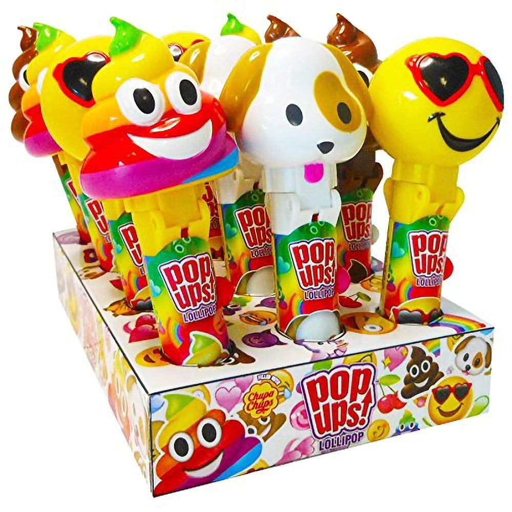 Flix Candy POP UPS! Assorted Licensed Character Lollipop Blister Cards