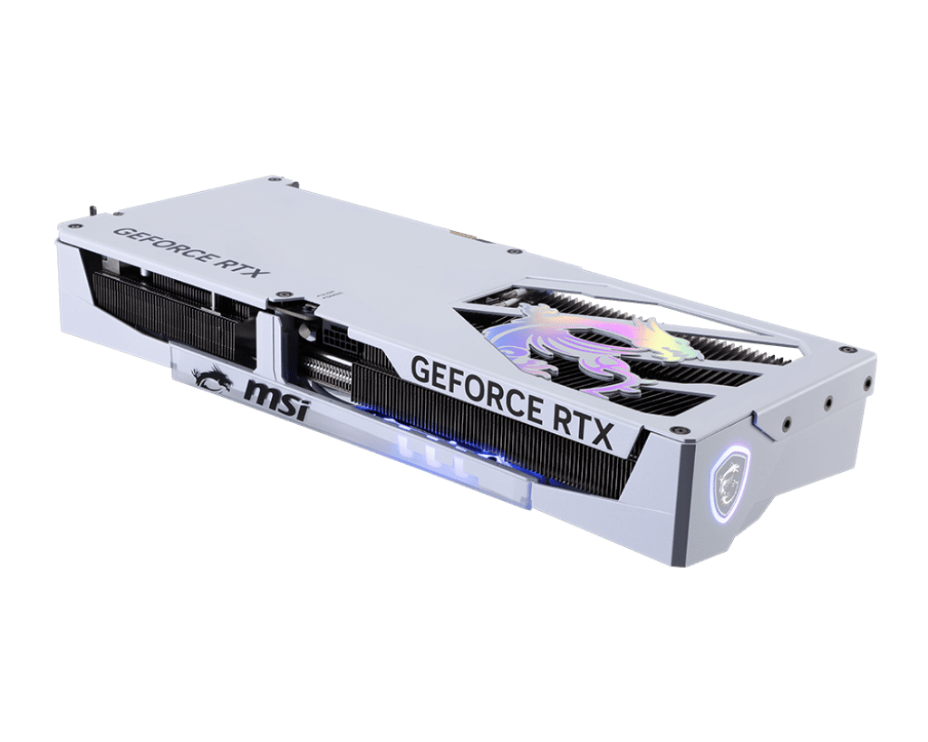 MSI GeForce RTX 5080 16G GAMING TRIO WHITE Graphics Card, 16GB GDDR7, DPx3, HDMIx1, DLSS 4