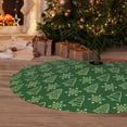 thumbnail image 6 of Sikiie Christmas (2) 30-48 inches {designName} Print Christmas Tree Skirt Snowman Xmas Tree Skirt with Edge Christmas Decorations for Holiday Party30", 6 of 7
