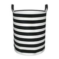 thumbnail image 2 of Cauagu Black And White Stripes for Laundry Basket,Collapsible Organizer Basket for Storage Bin Toy Bins Gift Baskets Bedroom Clothes Children Nursery Hamper -Medium, 2 of 7