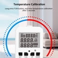 thumbnail image 4 of Riwcyla Digital Thermostat Plug Socket Reptile Temperature Controller Outlet Plug 110V 15A Heating Cooling Control for Incubator Brewing Incubator Greenhouse Terrarium Heat Mat, 4 of 6