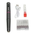 thumbnail image 2 of Lima De Uñas Eléctrica, Kit De Lima De Uñas Eléctrica Portátil Ajuste De 3 Velocidades Pulido Gris 18000 Rpm Para Eliminación De Piel Muerta, 2 of 7