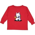 thumbnail image 3 of Inktastic KiniArt Westie with Bone Boys or Girls Long Sleeve Toddler T-Shirt, 3 of 5