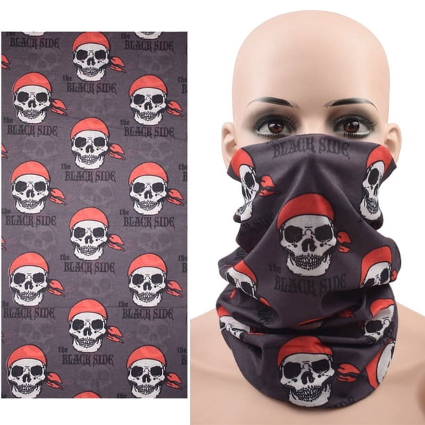 Pañuelo mágico para la cabeza con variedad de estilos para deportes al aire libre, equitación, máscara de calavera para la cabeza, baile callejero, hip hop, payaso, protector solar, pañuelo