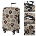 thumbnail image 5 of Paw Print Luggage Cover Fashion Suitcase Cover Baggage Covers Fit 25-28 Inch Luggage (Go Travel), 5 of 5