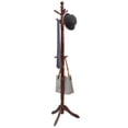 thumbnail image 5 of Patiojoy Free Standing Coat Rack Solid Wood Cat Tree w/9 Hooks & 2 Adjustable Height Brown, 5 of 5