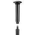 thumbnail image 5 of mDesign Bathroom Toilet Bowl Plunger and Cover - Black/Brushed Stainless Steel, 5 of 6