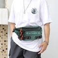 thumbnail image 3 of Riñonera de nailon, riñonera deportiva impermeable, con orificio para auriculares, para hombres y mujeres, bolsas de viaje Hugtrwg Para estrenar, 3 of 6