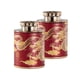 thumbnail image 4 of 2x tarro de almacenamiento de papel, lata de lata de té vacía, , tarro de café, caja de embalaje de té, frasco de almacenamiento de té Rojo, 4 of 8