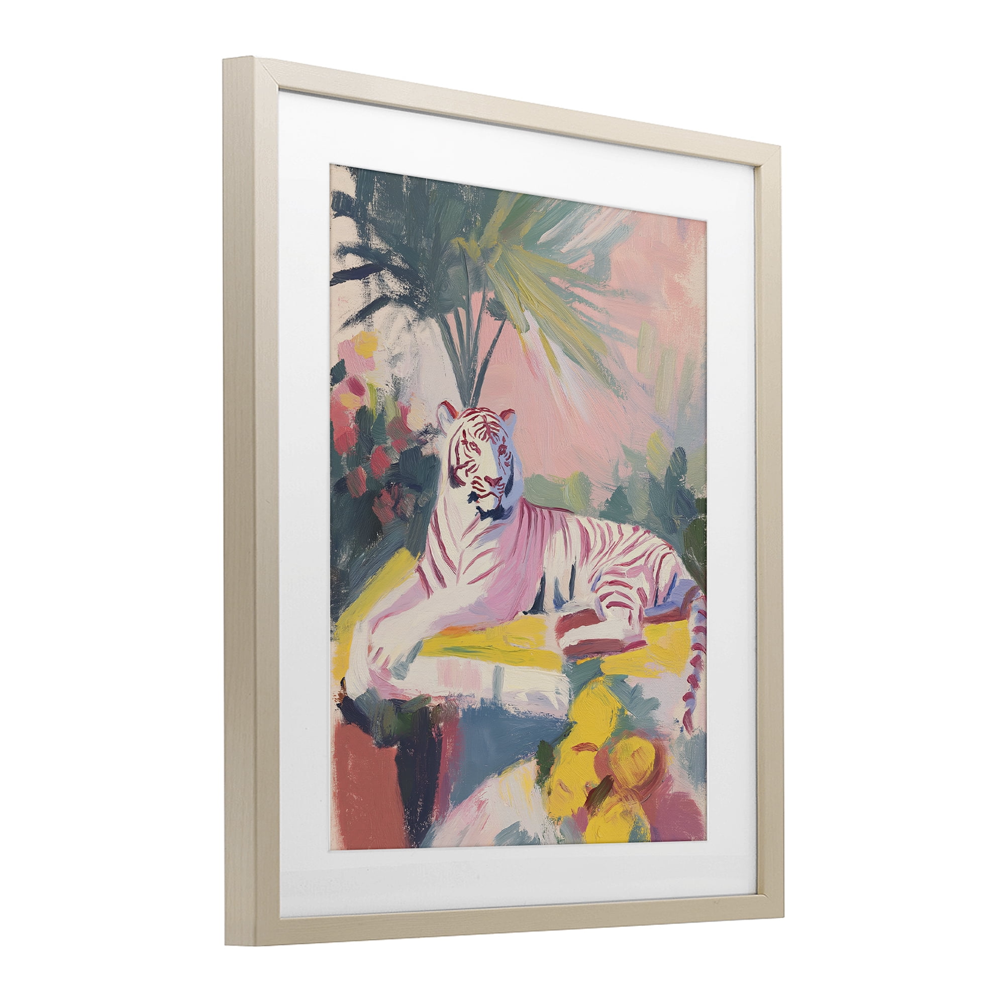 Stupell Industries In The Quiet Shade Tiger Birch Framed Print Under Glass, design by Svetlana Aleynikova
