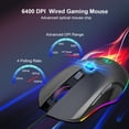 thumbnail image 3 of A866RGB Luminous Wired Mouse Is Suitable For Office Games 6D Four-gear Adjustable 6400dpi, 3 of 12