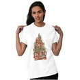 thumbnail image 5 of Cute Christmas Tree Santa Décor Women's Graphic T Shirt Tees Brisco Brands S, 5 of 5